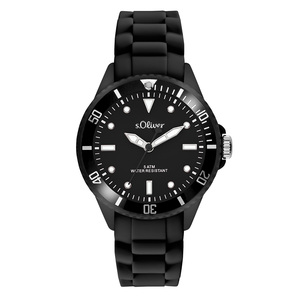 s.Oliver Damen Uhr Armbanduhr Silikon SO-2295-PQ