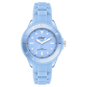 s.Oliver Damen Uhr Armbanduhr Silikon SO-4552-PQ