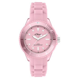 s.Oliver Damen Uhr Armbanduhr Silikon SO-4553-PQ