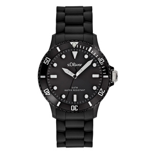 s.Oliver Damen Uhr Armbanduhr Silikon SO-2290-PQ