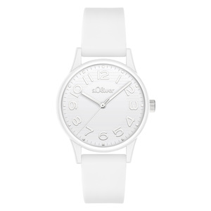 s.Oliver Damen Uhr Armbanduhr Silikon SO-4558-PQ