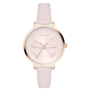 s.Oliver Damen Uhr Armbanduhr Leder SO-4559-LQ