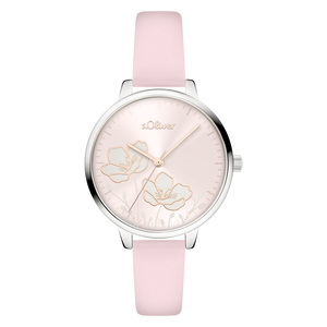 s.Oliver Damen Uhr Armbanduhr Leder SO-4563-LQ
