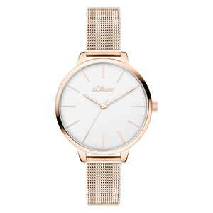 s.Oliver Damen Uhr Armbanduhr Edelstahl SO-4566-MQ