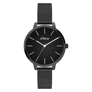 s.Oliver Damen Uhr Armbanduhr Edelstahl  SO-4567-MQ