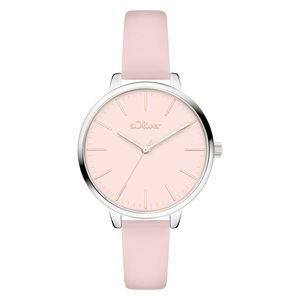 s.Oliver Damen Uhr Armbanduhr Leder SO-4568-LQ