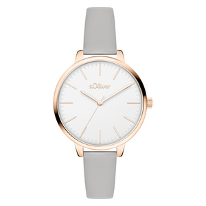 s.Oliver Damen Uhr Armbanduhr Leder SO-4571-LQ