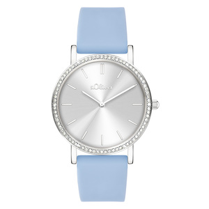 s.Oliver Damen Uhr Armbanduhr Silikon SO-4574-PQ