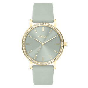 s.Oliver Damen Uhr Armbanduhr Silikon SO-4575-PQ
