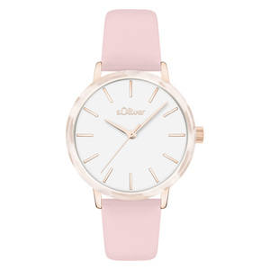 s.Oliver Damen Uhr Armbanduhr Leder SO-4578-LQ