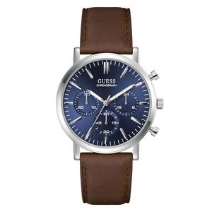 Guess Herren Uhr Armbanduhr Chronograph CASSIAN GW1154G1 Leder
