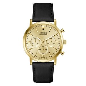 Guess Herren Uhr Armbanduhr Chronograph CASSIAN GW1154G2 Leder