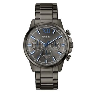 Guess Herren Uhr Armbanduhr Multifunktion WALKER GW0900G7 Edelstahl