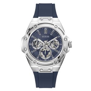 Guess Herren Uhr Armbanduhr Multifunktion CARVER GW1132G1 Silikon