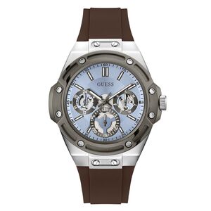 Guess Herren Uhr Armbanduhr Multifunktion CARVER GW1132G7 Silikon