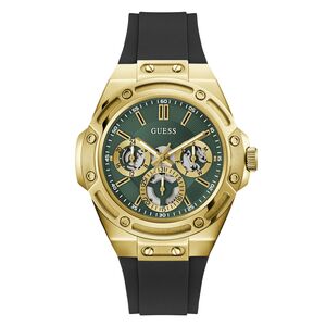 Guess Herren Uhr Armbanduhr Multifunktion CARVER GW1132G8 Silikon