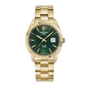 Swiss Alpine Military Herren Uhr Analog Quarz 7016.1114SAM Edelstahl