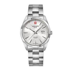 Swiss Alpine Military Herren Uhr Analog Quarz 7016.1132SAM Edelstahl