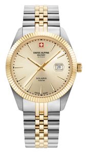 Swiss Alpine Military Herren Uhr Analog Quarz 7016.1241SAM Edelstahl