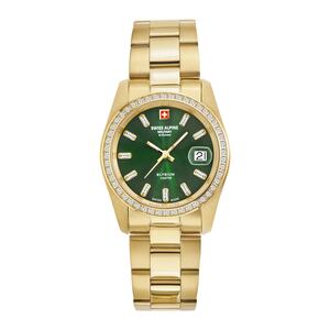 Swiss Alpine Military Damen Uhr Analog Quarz 7714.7114SAM Edelstahl