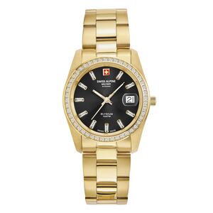 Swiss Alpine Military Damen Uhr Analog Quarz 7714.7117SAM Edelstahl