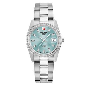 Swiss Alpine Military Damen Uhr Analog Quarz 7714.7131SAM Edelstahl