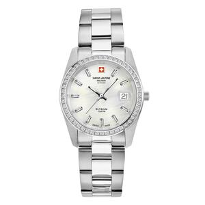 Swiss Alpine Military Damen Uhr Analog Quarz 7714.7133SAM Edelstahl