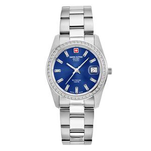 Swiss Alpine Military Damen Uhr Analog Quarz 7714.7135SAM Edelstahl