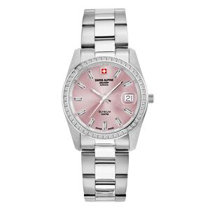 Swiss Alpine Military Damen Uhr Analog Quarz 7714.7136SAM Edelstahl