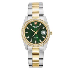 Swiss Alpine Military Damen Uhr Analog Quarz 7714.7144SAM Edelstahl