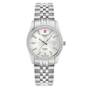 Swiss Alpine Military Damen Uhr Analog Quarz 7714.7233SAM Edelstahl