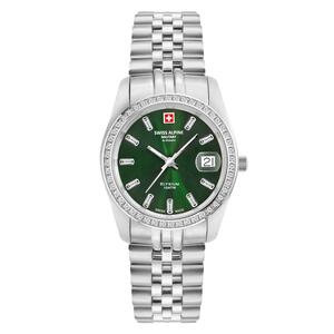 Swiss Alpine Military Damen Uhr Analog Quarz 7714.7234SAM Edelstahl