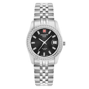 Swiss Alpine Military Damen Uhr Analog Quarz 7714.7237SAM Edelstahl