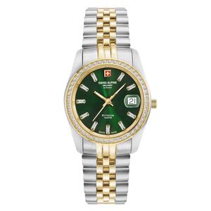 Swiss Alpine Military Damen Uhr Analog Quarz 7714.7244SAM Edelstahl