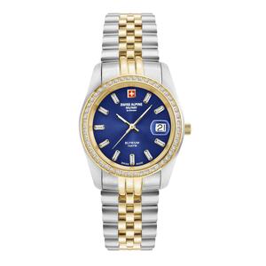 Swiss Alpine Military Damen Uhr Analog Quarz 7714.7245SAM Edelstahl