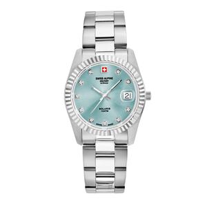 Swiss Alpine Military Damen Uhr Analog Quarz 7716.1131SAM Edelstahl