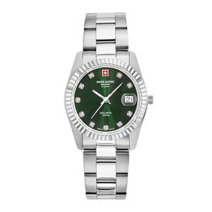 Swiss Alpine Military Damen Uhr Analog Quarz 7716.1134SAM Edelstahl