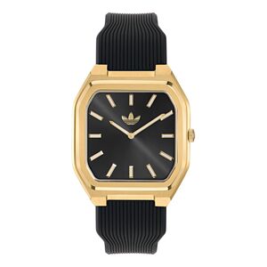 Adidas Unisex Uhr CITY TECH SQUARE Silikon schwarz AOFH26515