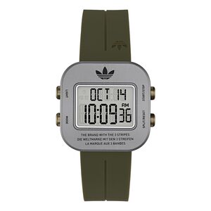 Adidas Unisex Uhr Digital ADAPTIK ONE Silikon gr�n AOST26521
