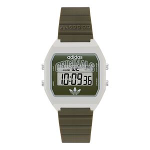 Adidas Unisex Uhr DIGITAL TWO Kunststoff schwarz AOST26525