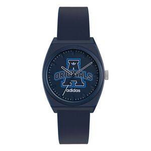 Adidas Unisex Uhr PROJECT TWO Kunststoff blau AOST26532