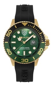 Plein Sport Herren Uhr Analog Quarz CHROME SURFER PSMHA0226 Silikon