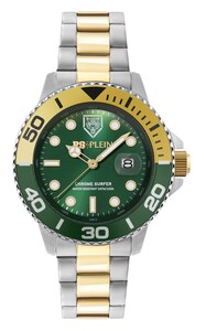 Plein Sport Herren Uhr Analog Quarz CHROME SURFER PSMHA0626 Edelstahl