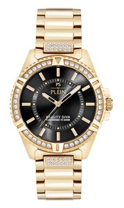Plein Sport Damen Uhr Analog Quarz BEAUTY DIVA PSLHA0526 Edelstahl