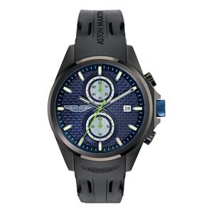 ASTON MARTIN Herren Uhr Chrono Armbanduhr AML THRILL MTRH3F601 Silikon