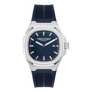 ASTON MARTIN Herren Uhr Armbanduhr Analog Quarz AML ICON MTIG3F602 Silikon