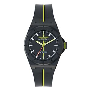 ASTON MARTIN Herren Uhr Armbanduhr Quarz AM FORMULA 1 MTFH1F601 Silikon