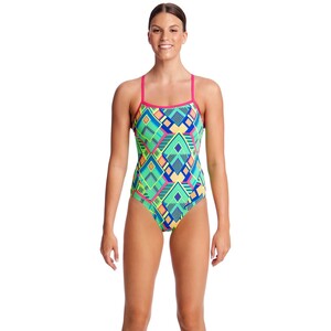 Funkita Badeanzug Damen Diamond Fire chlorresistent