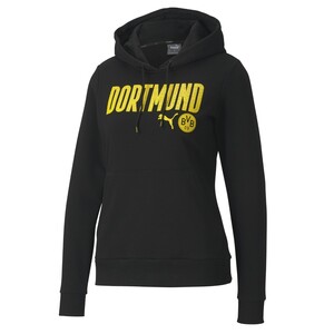Puma BVB Borussia Dortmund ftblCore Wording Hoodie Damen 20/21