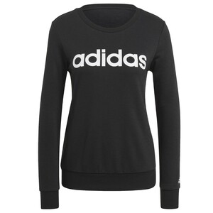 adidas Pullover für Damen mit Rundhalsausschnitt schwarz